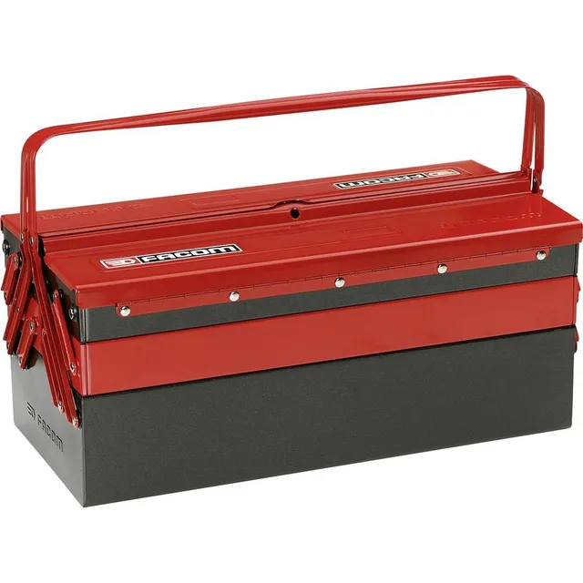 facom-bt-11a-bo-te-outils-5-compartiments-47-cm-rouge-noir-rangement-professionn image 1