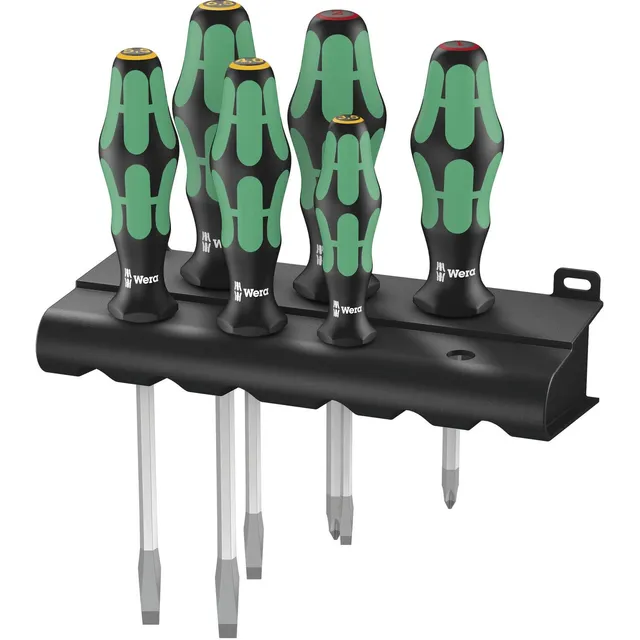 wera-334-355-sk-6-05007681001-jeu-de-6-tournevis-kraftform-plus-lasertip-pour-vi image 1