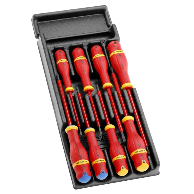 facom-protwist-module-de-8-tournevis-isol-s-1000v-plat-phillips-et-pozidriv-pour image 1