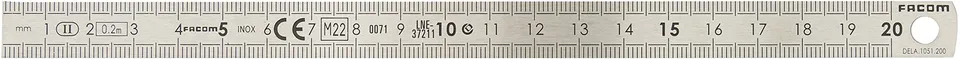 facom-dela-1051-200-r-glet-en-inox-flexible-20-cm-gradu-sur-2-faces-mm-et-1-2-mm image 1