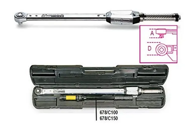 beta-tools-678-c100-cl-dynamom-trique-d-clenchement-avec-cliquet-r-versible-glis image 1