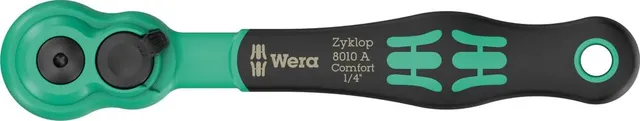 wera-8010-a-zyklop-comfort-cliquet-1-4-x-144-mm-80-dents-angle-de-reprise-4-5 image 1
