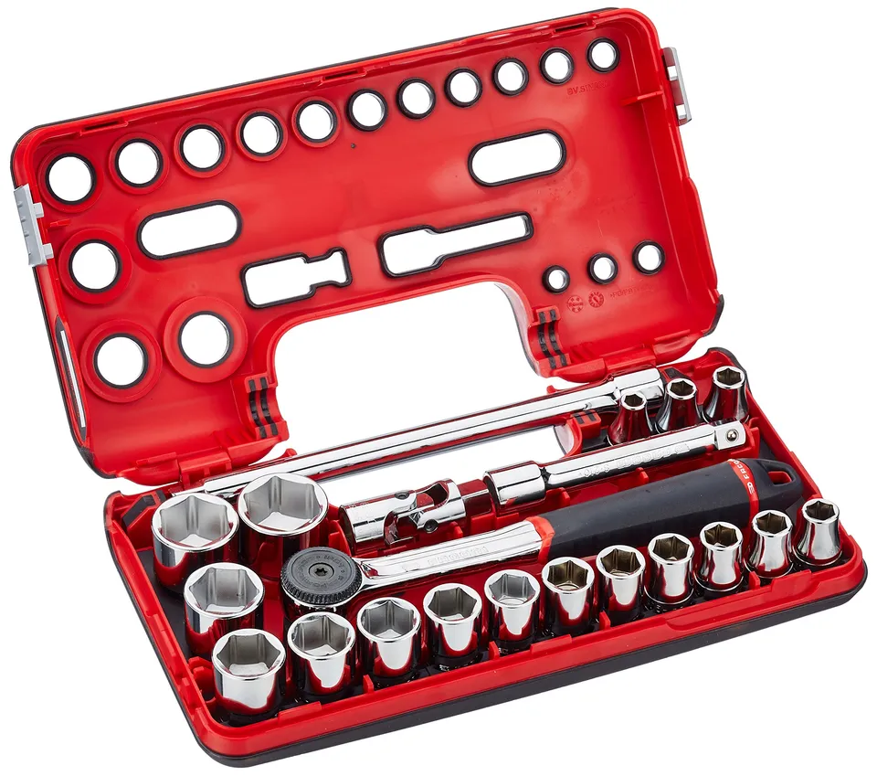 facom-s-161dbox1-coffret-de-douilles-1-2-6-pans-m-triques-21-pi-ces-avec-cliquet image 1