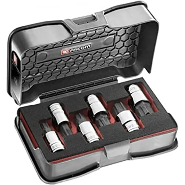 facom-stm-j6mgrppb-coffret-de-6-embouts-ogv-grip-6-pans-1-2-extraction-de-vis-he image 1