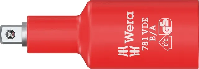 wera-781-b-a-adaptateur-vde-isol-1000-v-carr-femelle-3-8-vers-carr-m-le-1-4-66-m image 1