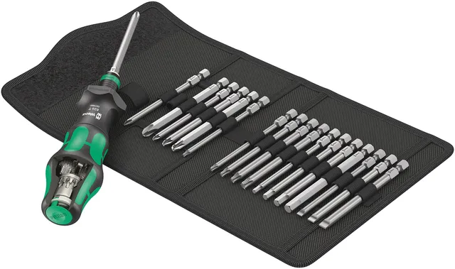 wera-kraftform-kompakt-turbo-1-set-de-19-tournevis-avec-fonction-turbo-m-canique image 1