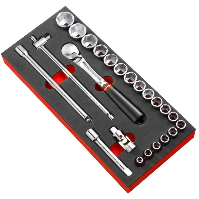 facom-modm-s161-212u-module-mousse-douilles-1-2-avec-cliquet-rallonges-et-cardan image 1