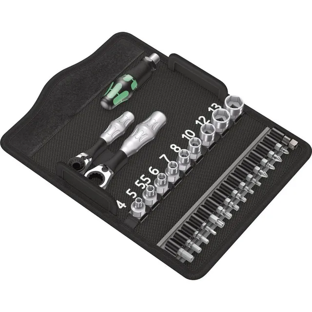wera-kraftform-kompakt-zyklop-mini-2-05135918001-set-27-pi-ces-mini-cliquet-acie image 1