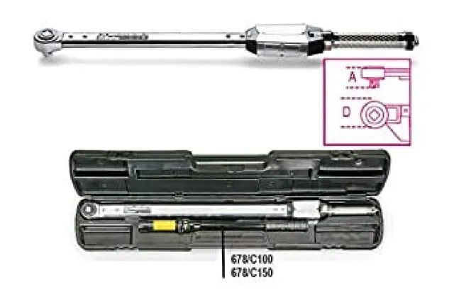 beta-tools-678-c150-cl-dynamom-trique-d-clenchement-3-4-avec-cliquet-r-versible- image 1