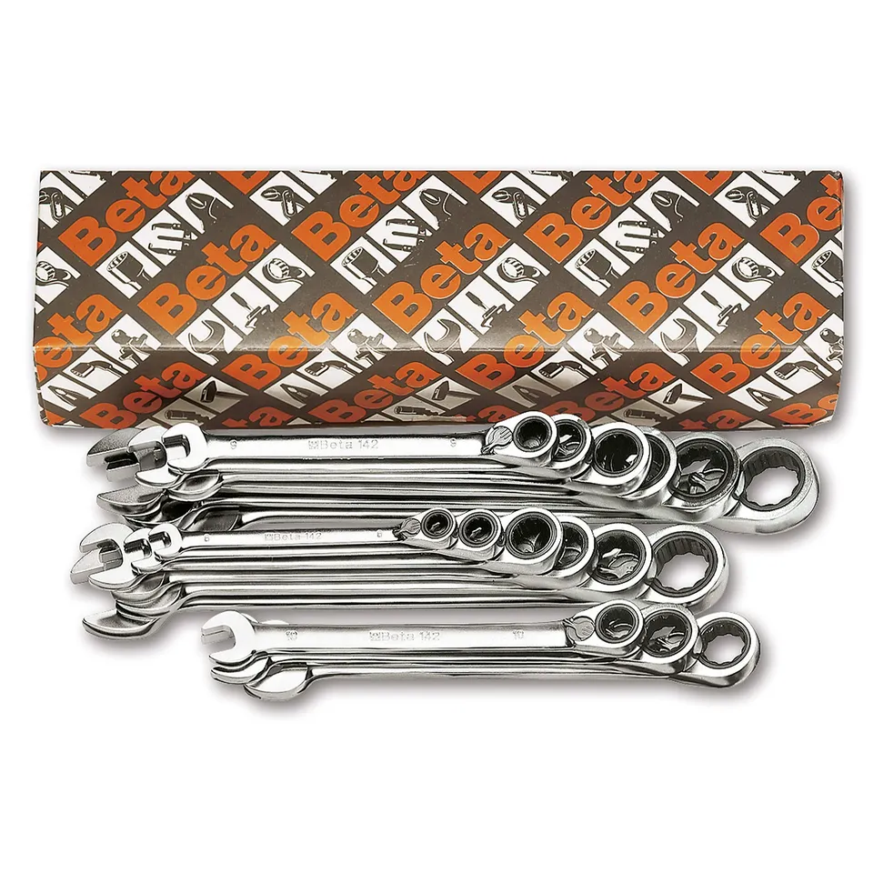 beta-tools-142-s19-jeu-de-19-cl-s-mixtes-cliquet-r-versible-art-142 image 1