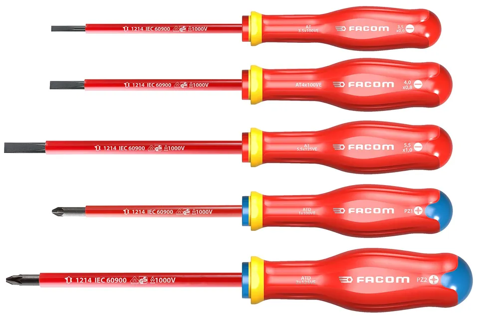 facom-atd-j5ve-jeu-de-5-tournevis-protwist-isol-s-1000-v-3-plats-2-pozidriv-avec image 1