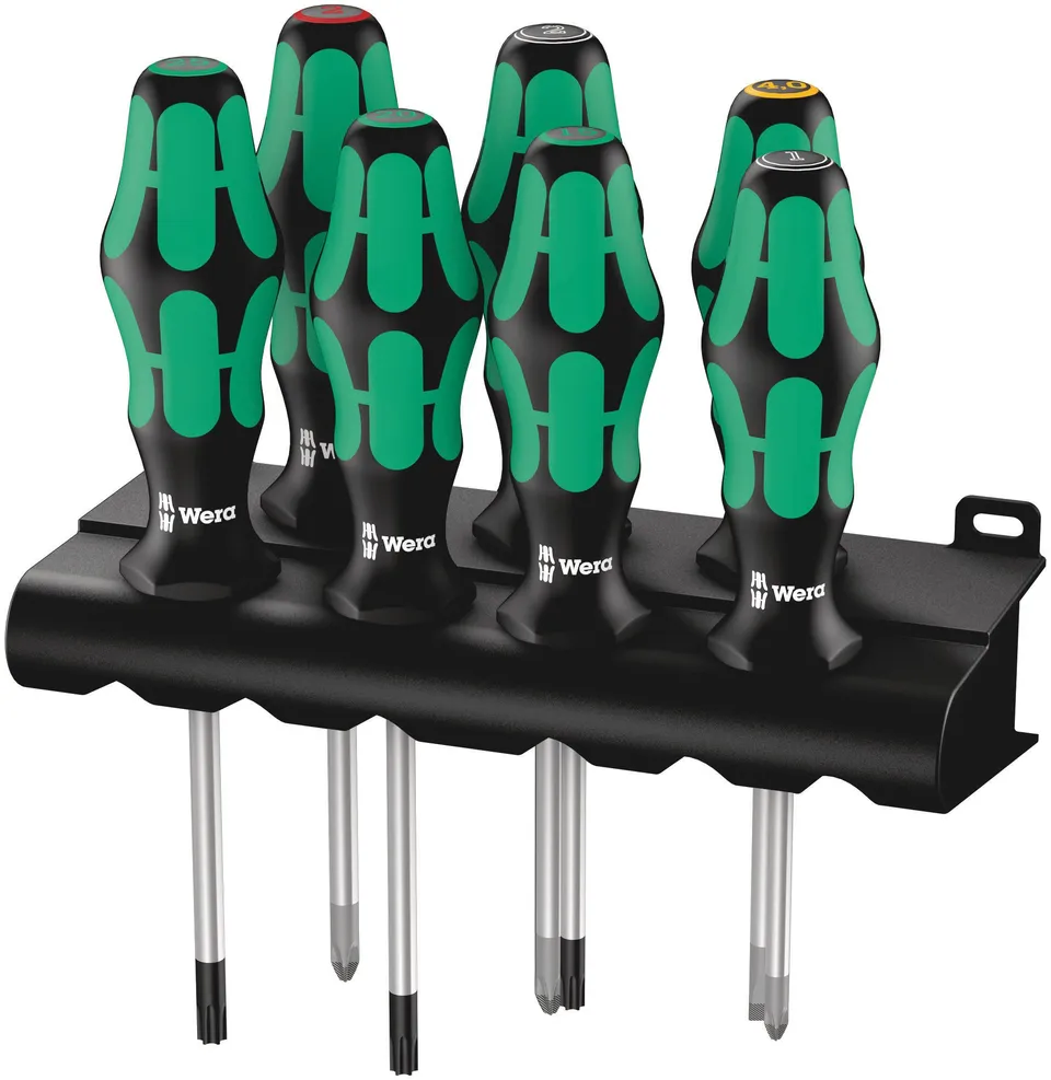 wera-335-350-367-7-kraftform-plus-lasertip-jeu-de-7-tournevis-fente-phillips-poz image 1