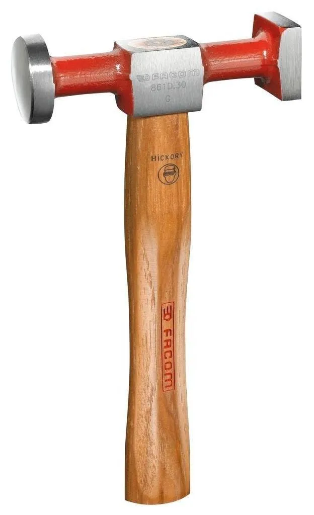 facom-861d-26-marteau-postillon-tendre-et-planer-manche-hickory image 1