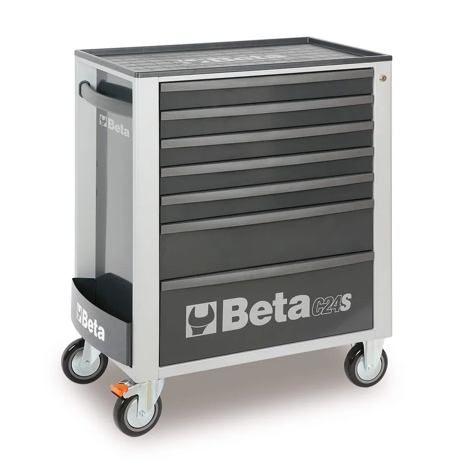 beta-tools-c24s-7-g-servante-d-atelier-mobile-7-tiroirs-gris-vide-94-4-x-79-x-50 image 1