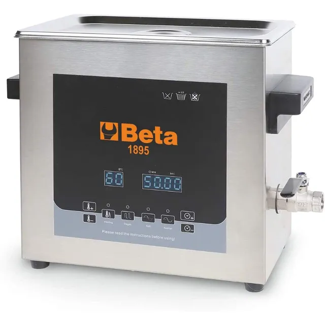 beta-1895-6-cuve-de-lavage-ultrasons-6-litres-150-w-ultrasons-300-w-chauffage-cr image 1
