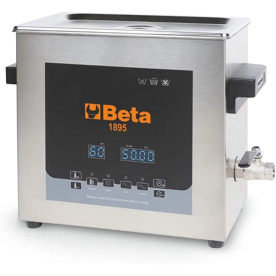 beta-1895-6-cuve-de-lavage-ultrasons-6-litres-150-w-ultrasons-300-w-chauffage-cr image 1
