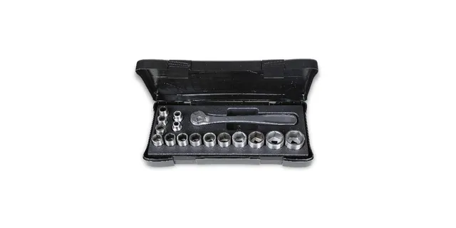 beta-tools-920inox-c16-coffret-de-15-douilles-inox-1-cliquet-inox-1-2-10-32-mm-a image 1