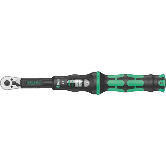 wera-click-torque-a-5-cl-dynamom-trique-cliquet-1-4-2-5-25-nm-vert-pr-cision-din image 1