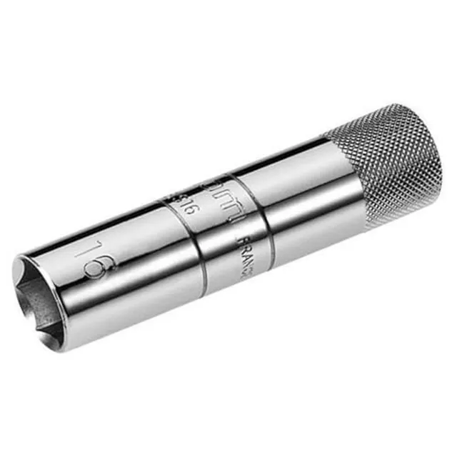 facom-b-s16a1-douille-bougie-16-mm-courte-entra-nement-3-8-avec-dispositif-de-re image 1