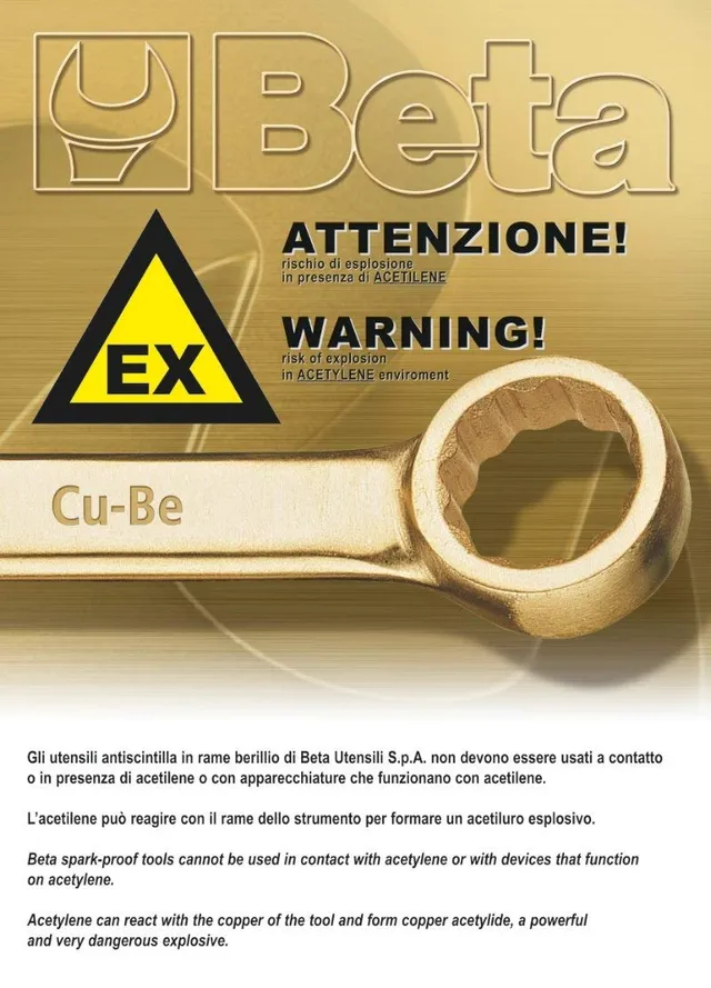 beta-tools-78ba-as-15-16-ll-cl-mixte-il-antichispa-antiscintilles-15-16-pour-env image 1