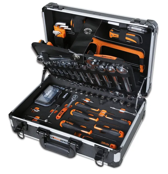 beta-tools-2054e-i-100-valise-aluminium-avec-assortiment-de-100-outils-professio image 1
