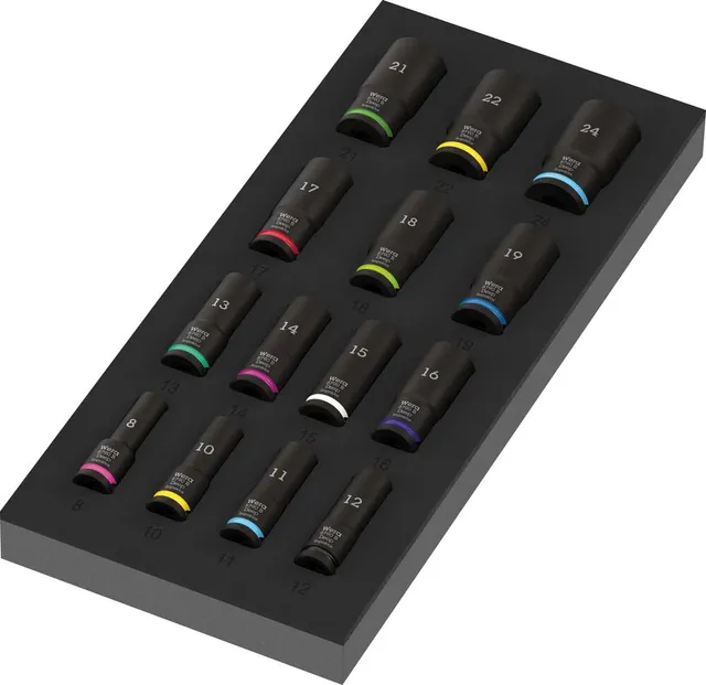 wera-9728-insert-en-mousse-zyklop-impaktor-deep-1-jeu-de-douilles-longues-3-8-15 image 1