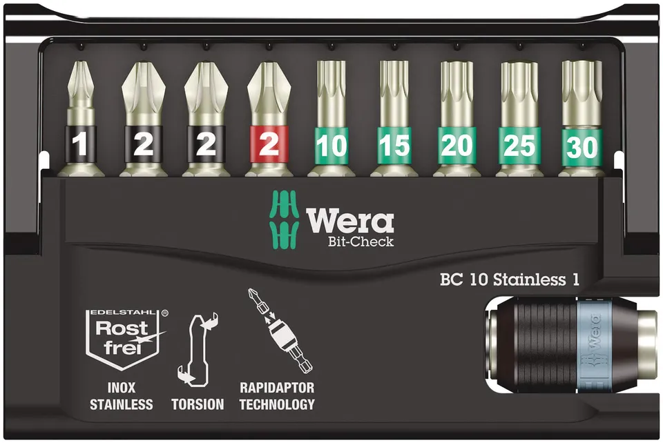 wera-bit-check-10-stainless-1-sb-05073630001-set-de-9-embots-inox-porte-embouts- image 1