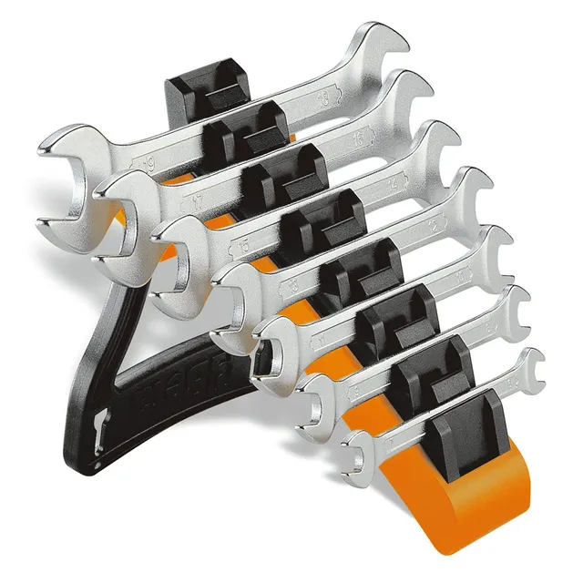 beta-tools-55-sp7-jeu-de-7-cl-s-fourches-doubles-ouvertes-6x7-18x19-mm-avec-supp image 1