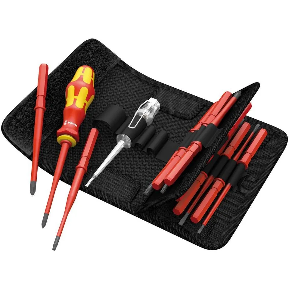 wera-kk-vde-16-extra-slim-1-jeu-de-14-lames-interchangeables-vde-isol-es-1000v-e image 1
