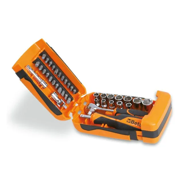 beta-tools-900-c39-coffret-assortiment-39-pi-ces-11-douilles-hexagonales-1-4-21- image 1