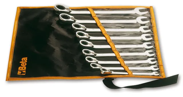 beta-tools-142-b9-jeu-de-9-cl-s-mixtes-cliquet-r-versible-en-trousse image 1