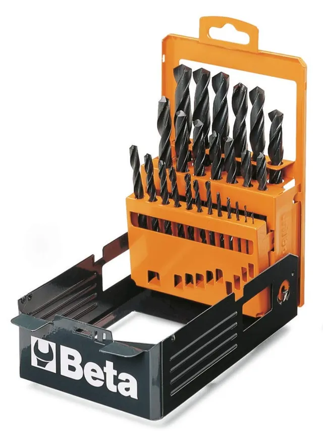 beta-tools-410-sp25-coffret-25-forets-hss-lamin-s-queue-courte image 1