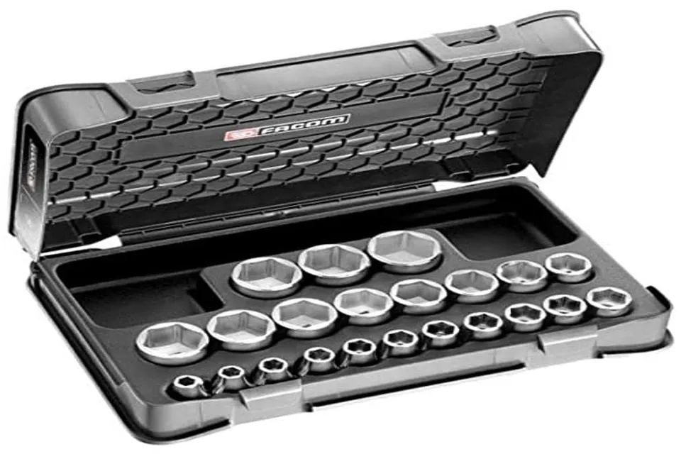facom-s-401b-coffret-22-douilles-1-2-6-pans-m-triques-8-32-mm-avec-plateau-therm image 1