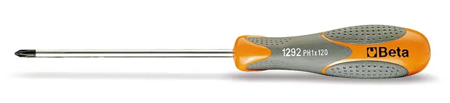 beta-tools-1292k-3x60-tournevis-phillips-ph0-chrom-pointe-noire-3-x-60-mm-longue image 1