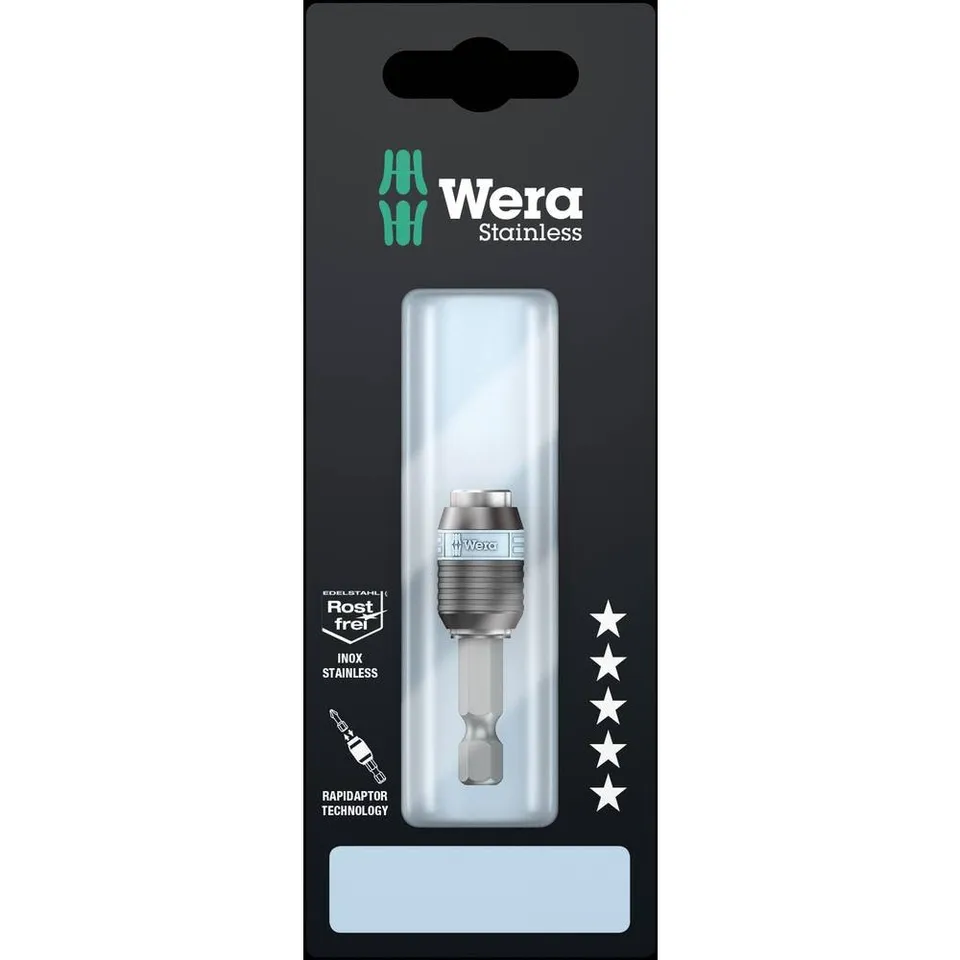 wera-3888-4-1-k-rapidaptor-porte-embouts-universel-inox-1-4-anti-rouille image 1