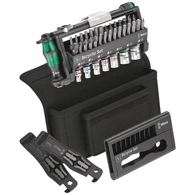 wera-bicycle-set-3-kit-d-outils-v-lo-41-pi-ces-avec-cliquet-embouts-douilles-et- image 1