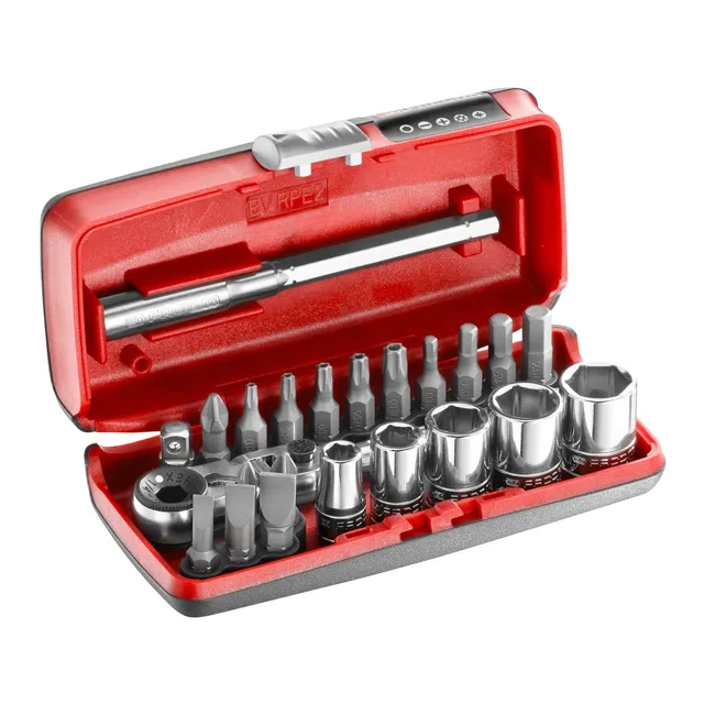 facom-r1pico-coffret-5-douilles-1-4-6-pans-m-triques-avec-cliquet-compact-rallon image 1