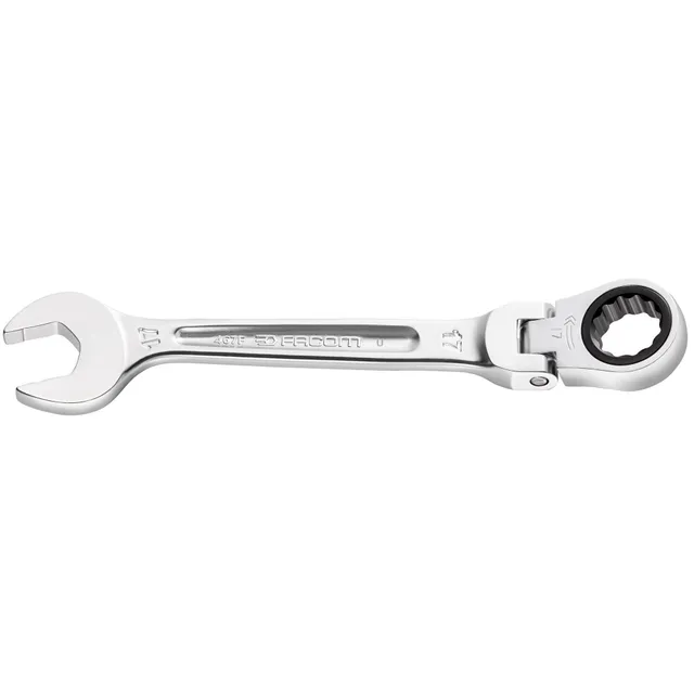 facom-467bf-13-cl-mixte-cliquet-t-te-articul-e-m-trique-13-mm-r-versible-angle-d image 1