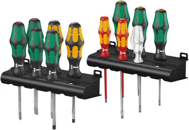 wera-kraftform-xxl-05051010001-jeu-de-12-tournevis-manche-ergonomique-multi-comp image 1