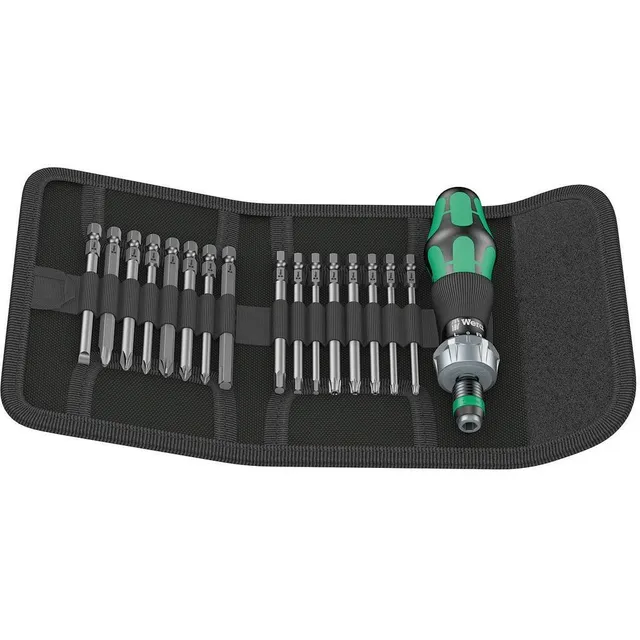 wera-kraftform-kompakt-kk-60-ra-05051040001-set-17-pi-ces-avec-tournevis-cliquet image 1