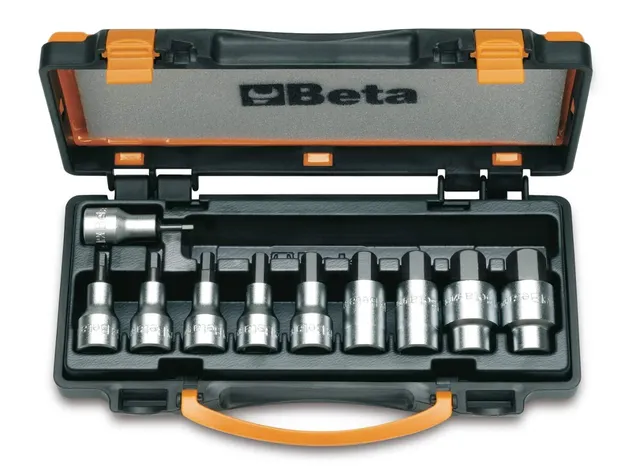 beta-tools-920pe-c10-coffret-de-10-douilles-tournevis-6-pans-creux-hexagonales-e image 1