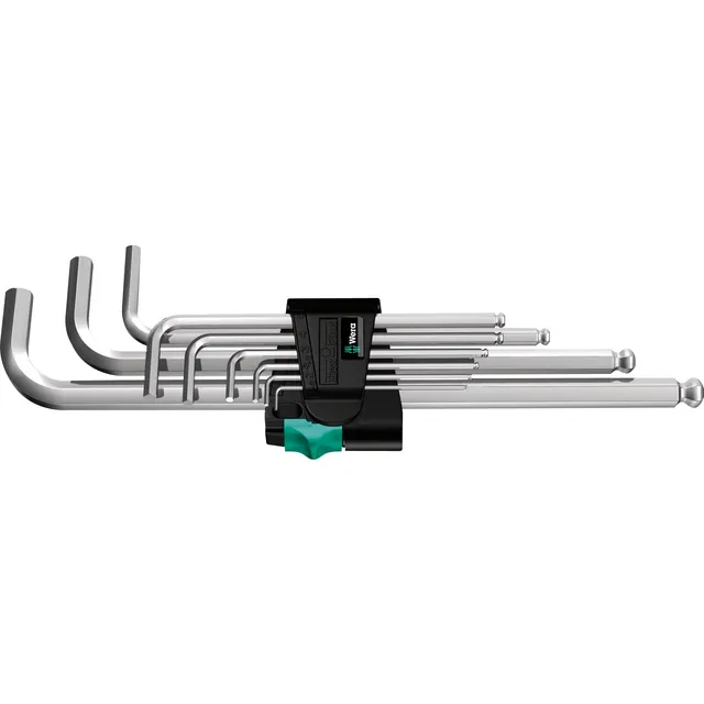 wera-950-pkl-9-sm-n-jeu-de-9-cl-s-m-les-coud-es-m-triques-chrom-es-hex-plus image 1