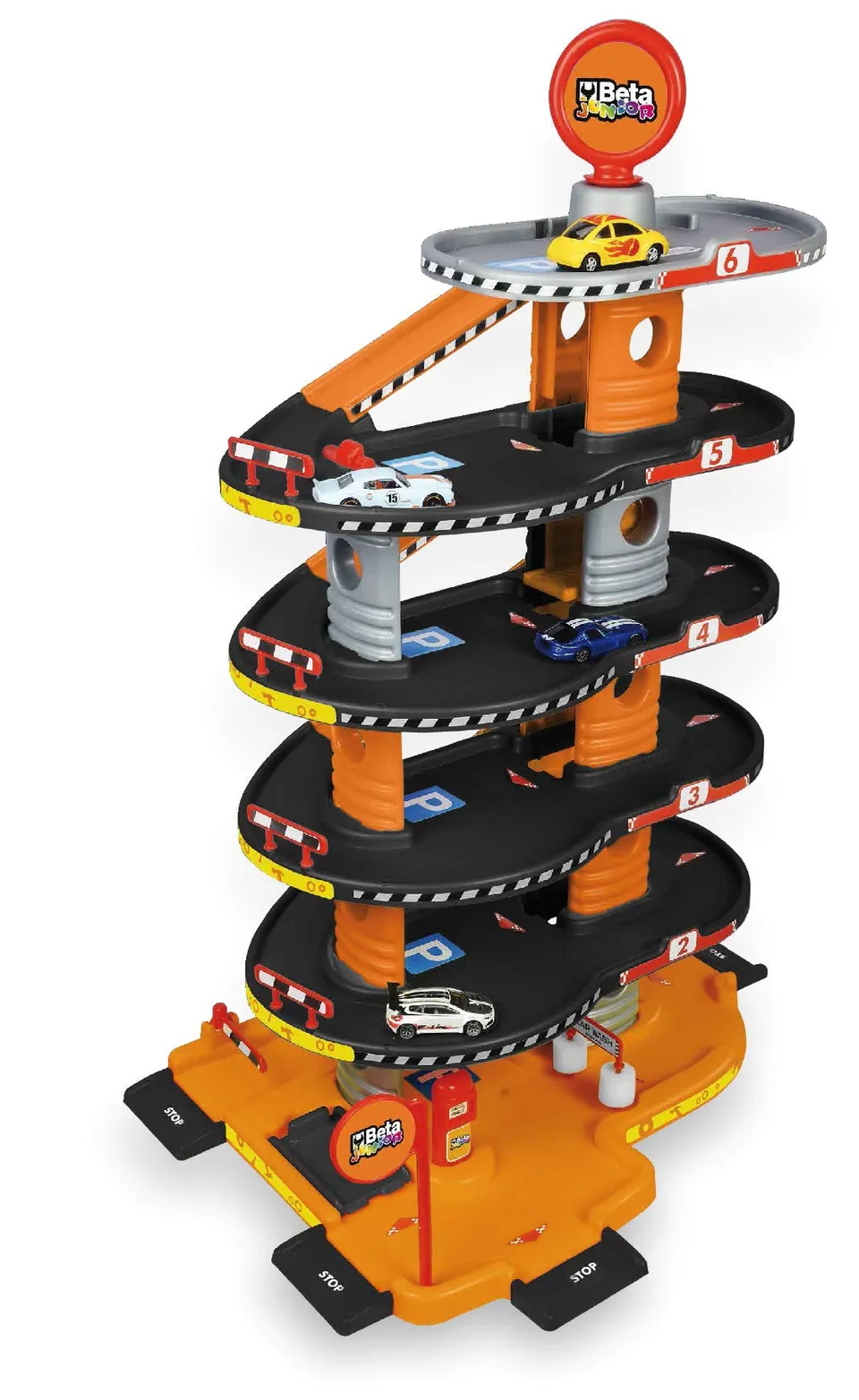 beta-tools-9548-g-kinder-garage-6-niveaux-avec-station-de-lavage-automatique-asc image 1