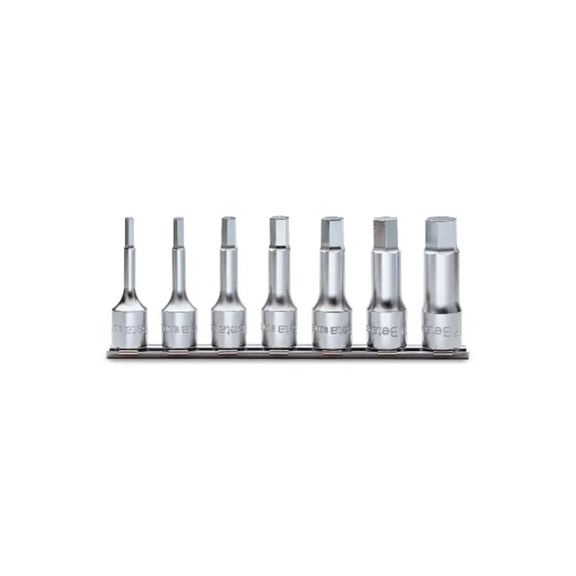 beta-tools-920me-sb7-jeu-de-7-douilles-tournevis-6-pans-creux-5-17-mm-sur-suppor image 1