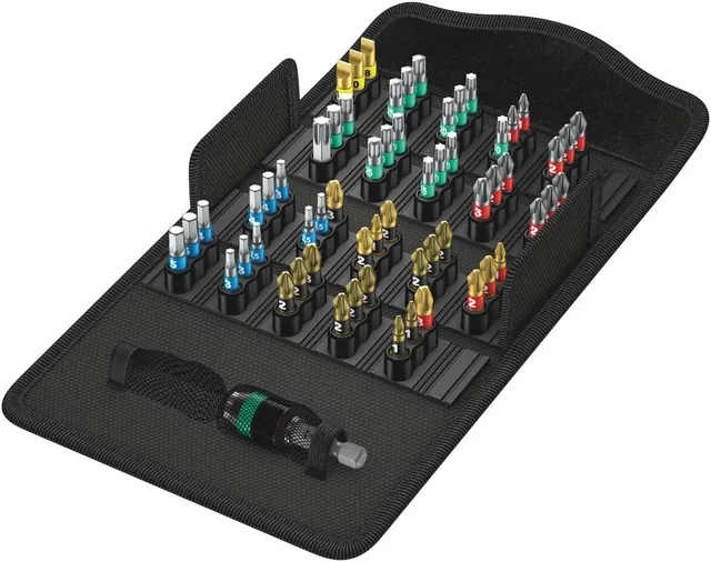 wera-05057441001-assortiment-bit-safe-61-bitorsion-61-embouts-et-porte-embouts-r image 1