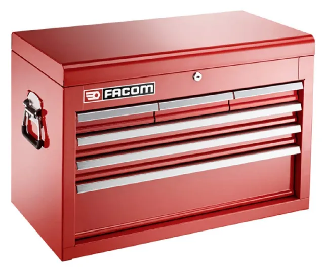 facom-bt-c6ta-coffre-outils-m-tallique-6-tiroirs-rouge-fermeture-centralis-e-cl image 1