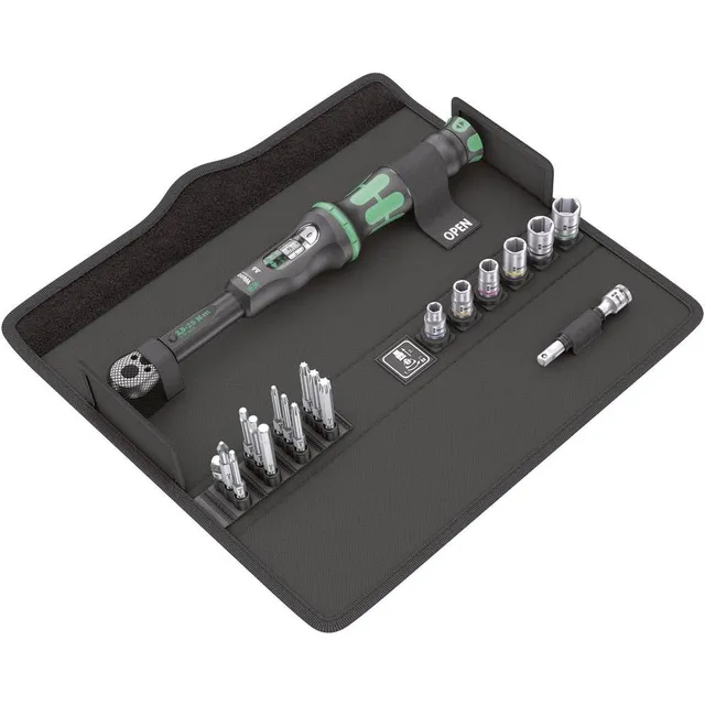 wera-click-torque-a-6-set-1-cl-dynamom-trique-d-clenchement-2-5-25-nm-19-pi-ces- image 1