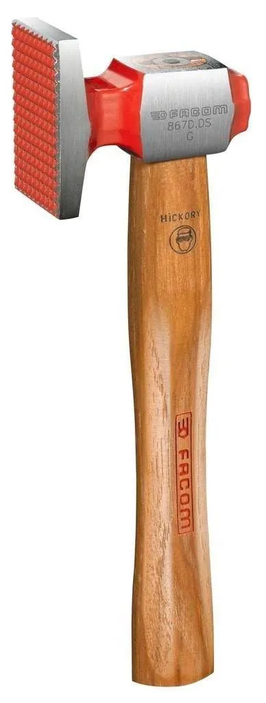 facom-867d-ds-cl-frapper-combin-e-manche-hickory-surface-de-frappe-quadrill-e-et image 1