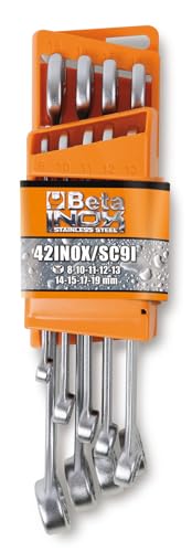 beta-tools-42inox-sc9-jeu-de-9-cl-s-mixtes-en-acier-inoxydable-avec-support image 6
