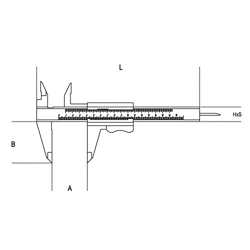 beta-tools-1654dgt-pied-coulisse-digital-200-mm-lecture-0-01-mm image 8